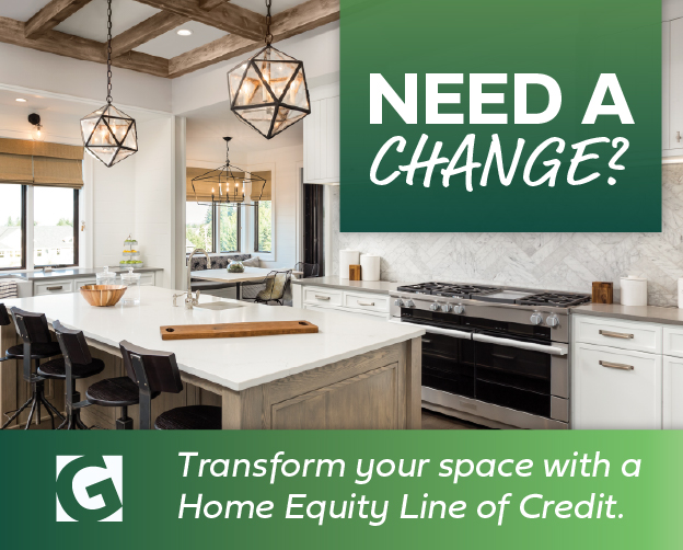 Need a Change? Transform your space with a Home Equity Line of Credit!