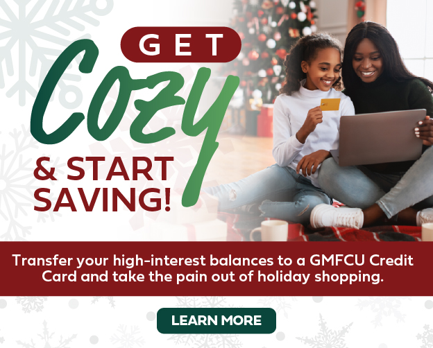 Get cozy and start saving with our low-interest credit card!