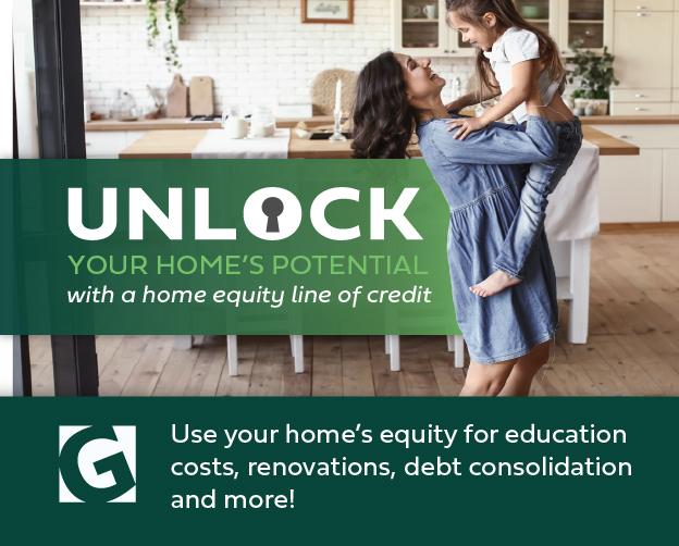 Unlock your home's potential with a home equity line of credit. Use your home's equity for education costs, renovations, debt consolidation and more!